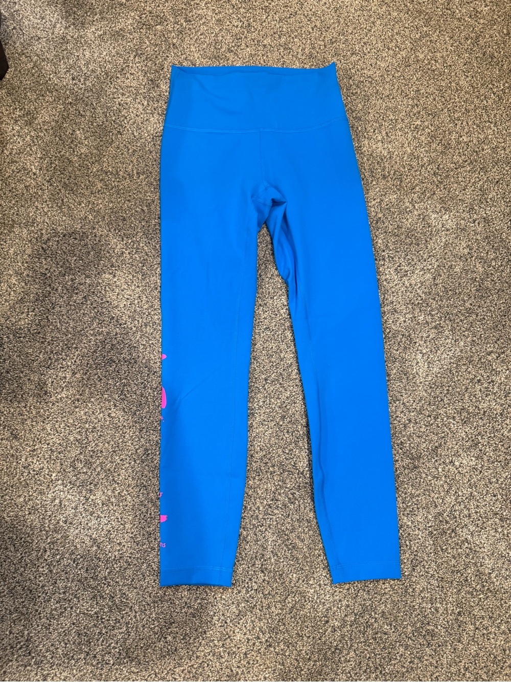lululemon Bright Blue High-Rise Performance Leggings